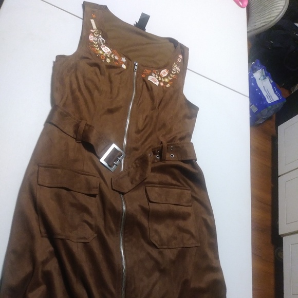 Brown Sued Star Wars Dress - Picture 1 of 3